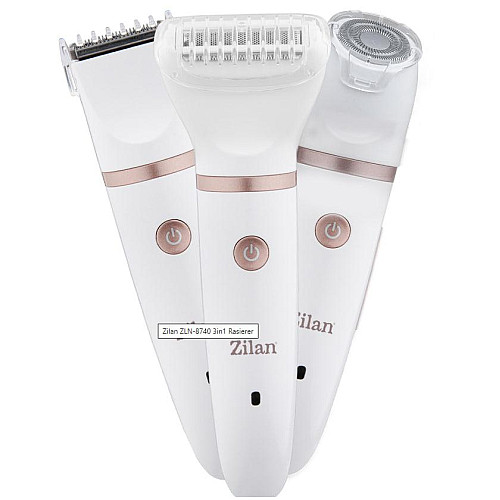 Жіночий тример Zilan ZLN8740 3в1 Білий