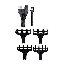 Чоловічий тример з насадками 5в1 Zilan ZLN8641 Сірий