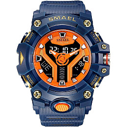 Часы наручные Smael 8075 Blue (17784-hbr)