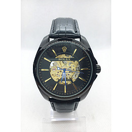 Чоловічі механічні годинники Clockhouse Skeleton Чорний (IBW408B)