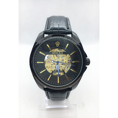 Чоловічі механічні годинники Clockhouse Skeleton Чорний (IBW408B)