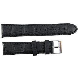 Ремешок для годинників Mykhail Ikhtyar 20х1.8х2 см Чорний (S619-20S black)