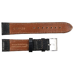 Ремешок для годинників Mykhail Ikhtyar 20х1.8х2 см Чорний (S619-20S black)