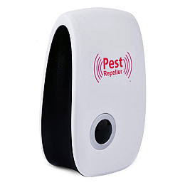 Электронный отпугиватель для насекомых No Brand Pest Repeller 9x3x6 см Бело-черный (2104618538)