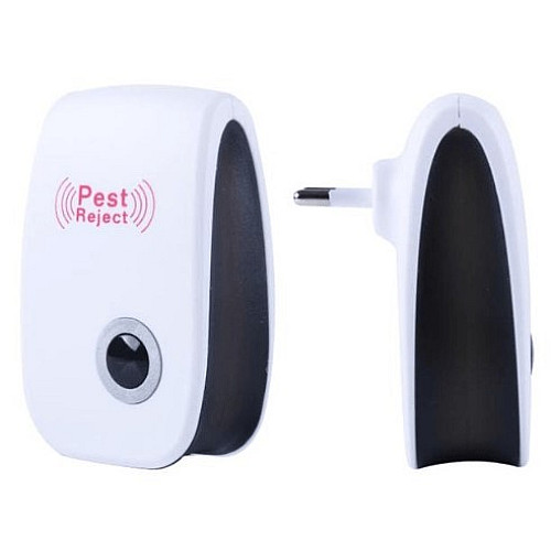 Электронный отпугиватель для насекомых No Brand Pest Repeller 9x3x6 см Бело-черный (2104618538)