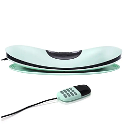 Массажер для поясницы и спины No Brand ST-1202 Бело-черный (2529635735)