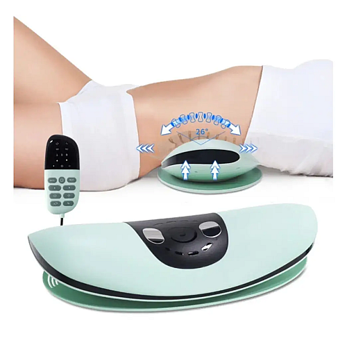 Массажер для поясницы и спины No Brand ST-1202 Бело-черный (2529635735)