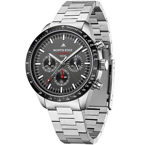 Наручные часы мужские North Edge Long Wings 5 Bar Серебристый (2549793136)