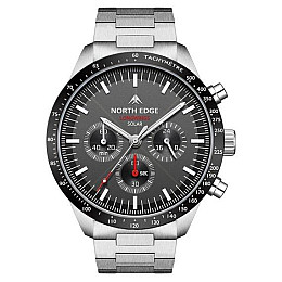 Наручные часы мужские North Edge Long Wings 5 Bar Серебристый (2549793136)