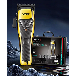 Машинка для стрижки VGR V-015 Pro 7Вт 2500 мАч Жовтий (2567341521)