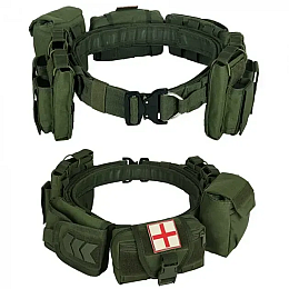 Пояс модульний розвантажувальний Yakeda One Size Оливковий (2568821300)