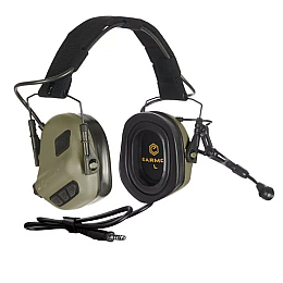 Наушники активні захисні EARMOR M32 Plus Оливковий (2572639176)