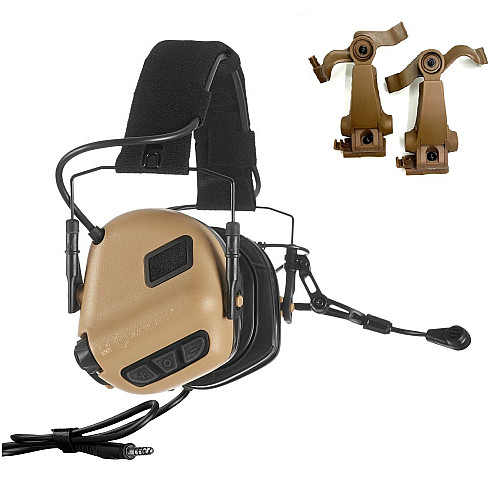 Наушники активні захисні EARMOR M32 Plus M16A Койот (2573668546)