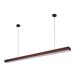 Світильник лінійний Lightwell LW-LINE-45W-WD 6500K 150x10x5.5 см Коричневий (303156)