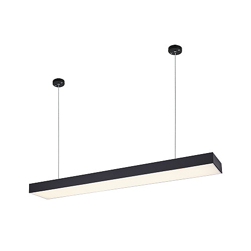 Светильник линейный Lightwell LW-LINE-WIDE-36W-B 3000K 120x20x5.5 см Черный (303129)