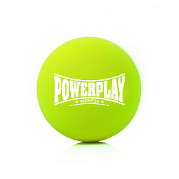 Массажный силиконовый мяч PowerPlay PP-4354 Silicone Lacrosse Ball 6.5 см Зеленый