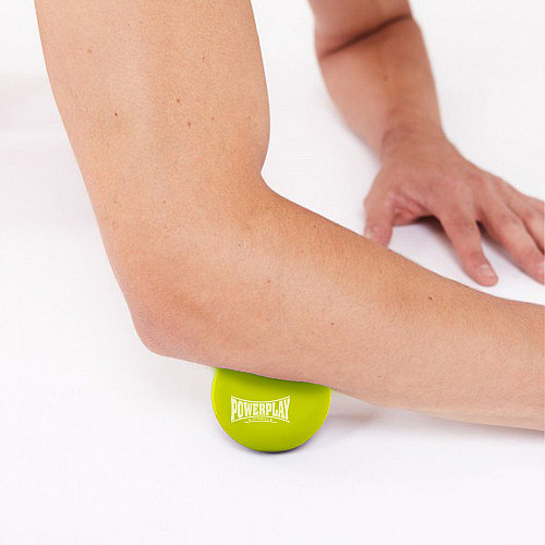 Массажный силиконовый мяч PowerPlay PP-4354 Silicone Lacrosse Ball 6.5 см Зеленый