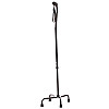 Трость регулируемая четырехопорная с большой базой MED1 SC3011 Черный металлик