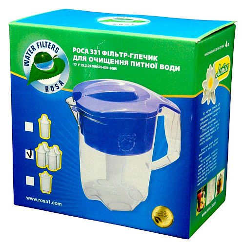 Фильтр-кувшин Роса 331 Лотос 4 л + 4 картриджа (678)