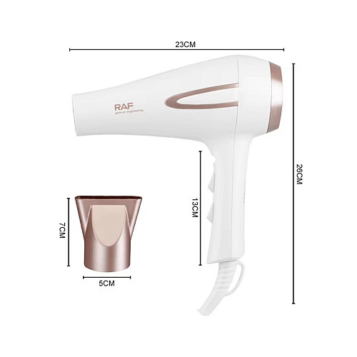 Професійний фен RAF R-408 2200W Білий (30151420А)