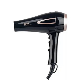 Професійний фен RAF R-408 2200W Чорний (30151420В)
