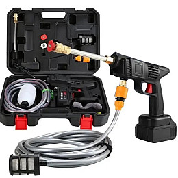 Мойка высокого давления No Brand RD-1013 2 аккумулятора Черный (2104618590)