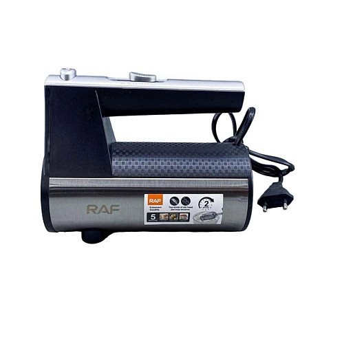 Миксер кухонный RAF R.6690 Hand Mixer 600W Серебристо-черный (30151421)