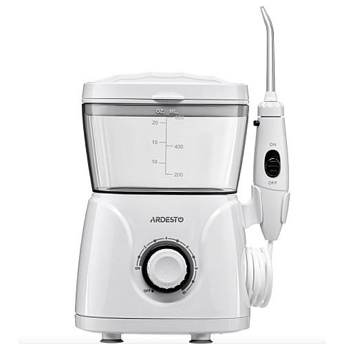 Ирригатор стационарный Ardesto 600 мл 8 насадок Белый (2642492831)