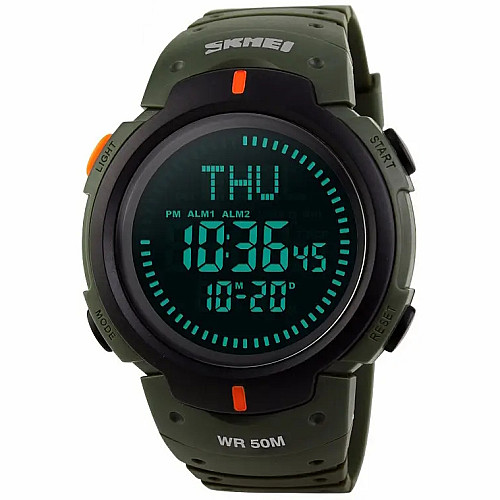 Наручні годинники чоловічі Skmei Kompass Nano Зелений (3484)