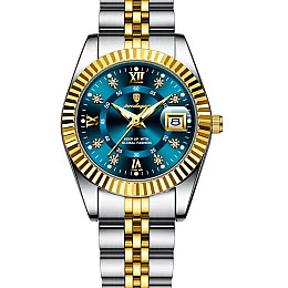 Наручні годинники Poedagar Dublin Couple 2 шт Сріблястий (3495)