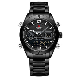 Наручные часы мужские NaviForce Aviator Черный (3531)