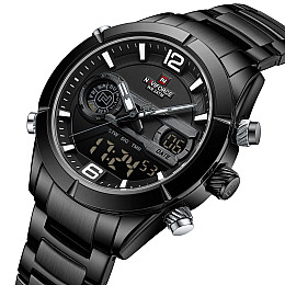 Наручные часы мужские NaviForce Aviator Черный (3531)