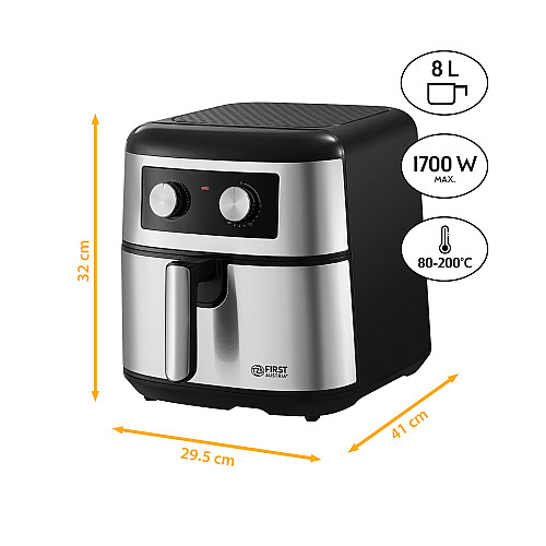 Мультипечь First Austria 8 л Серебристо-черный FA-5053-7