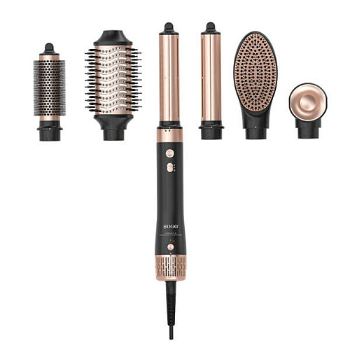 Набір для волосся Стайлер Sogo Чорно-золотистий SS-3730