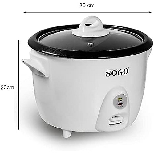 Рисоварка Sogo 1,5 л Белый SS-10065