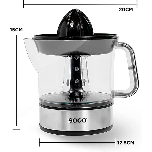 Соковижималка для цитрусових Sogo 0.7 л Сріблястий SS-5222