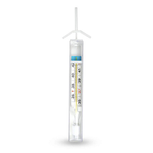 Термометр медицинский без ртути стеклянный жидкостный GAMMA Thermo Zoom