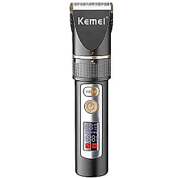 Машинка для стрижки Kemei LFJ-KM-5073 3 насадки Чорний (2390000002)