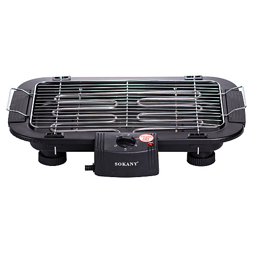 Електричний гриль-барбекю Sokany 2000 Вт Чорний (SK-273BG)