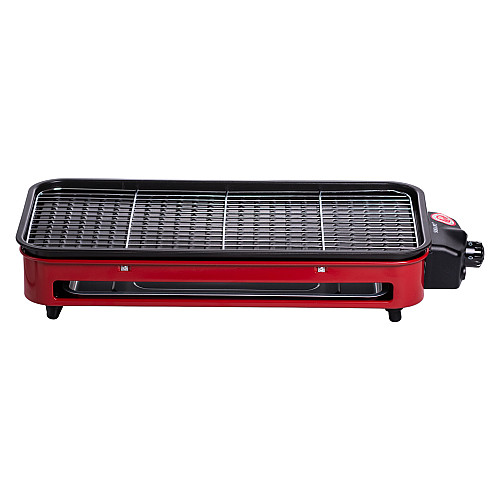 Електричний гриль-барбекю Sokany 2в1 1500 Вт Червоний (SK-6112)