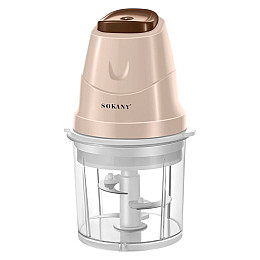 Чоппер-измельчитель Sokany 700 мл Бежевий (SK-06009)
