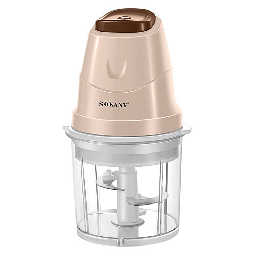 Чоппер-измельчитель Sokany 700 мл Бежевий (SK-06009)