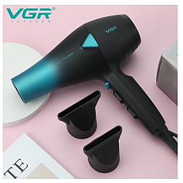 Фен для волос VGR V-455 Чорно-синій (30151463)