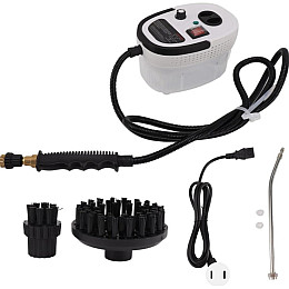 Пароочиститель для уборки дома No Brand 2500 Вт 7 насадок 1,2 л Белый (2104618604)