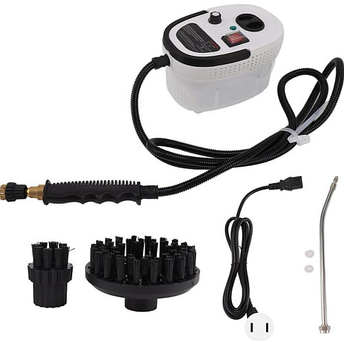 Пароочиститель для уборки дома No Brand 2500 Вт 7 насадок 1,2 л Белый (2104618604)