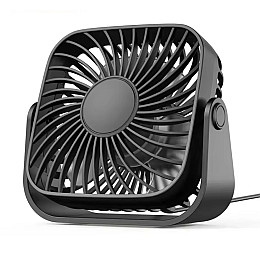 Настольный USB вентилятор MINISO Topk 10.2 см Черный