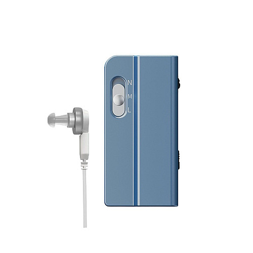 Слуховой аппарат VivaPhon J-105S аккумуляторный карманный Голубой