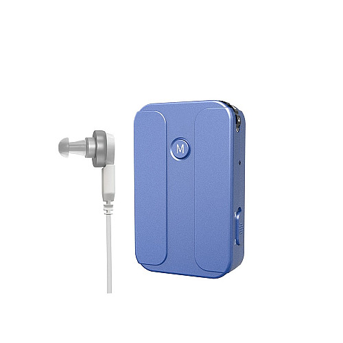 Слуховой аппарат VivaPhon J-107S аккумуляторный карманный Голубой