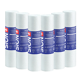 Комплект картриджів Sion 2.5х10 дюйм 1 мкм Білий 6 шт