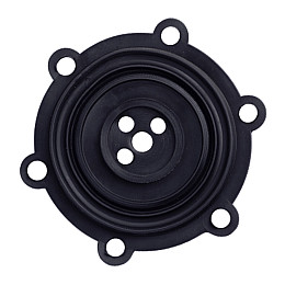 Прокладка SHS з пелюстками на 6 болтів під фланець Чорний ФЛ-01